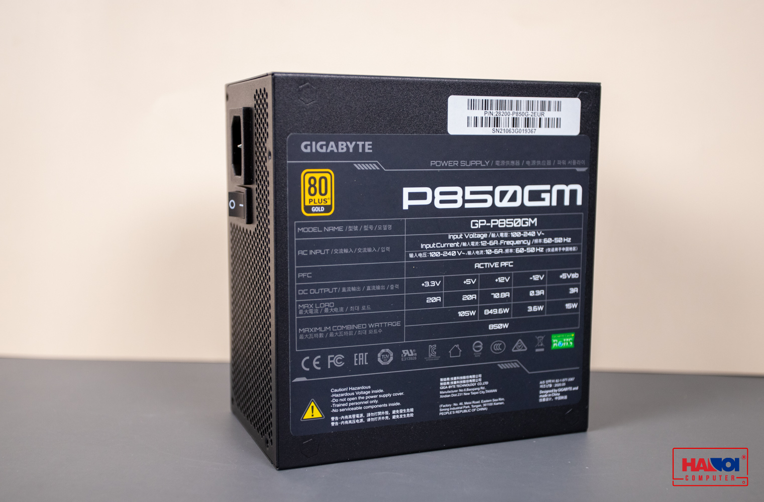 Nguồn Gigabyte GP- P850GM 850W (80 Plus Gold/Full Modular/Màu Đen) giới thiệu 4